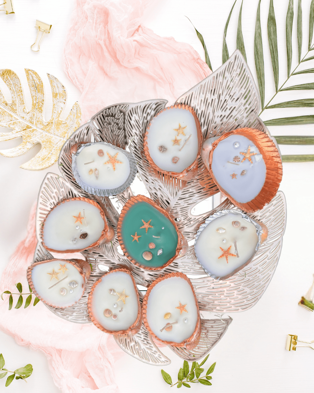 Sea Shell Candles - Mae and Fay's Mermaid Finds