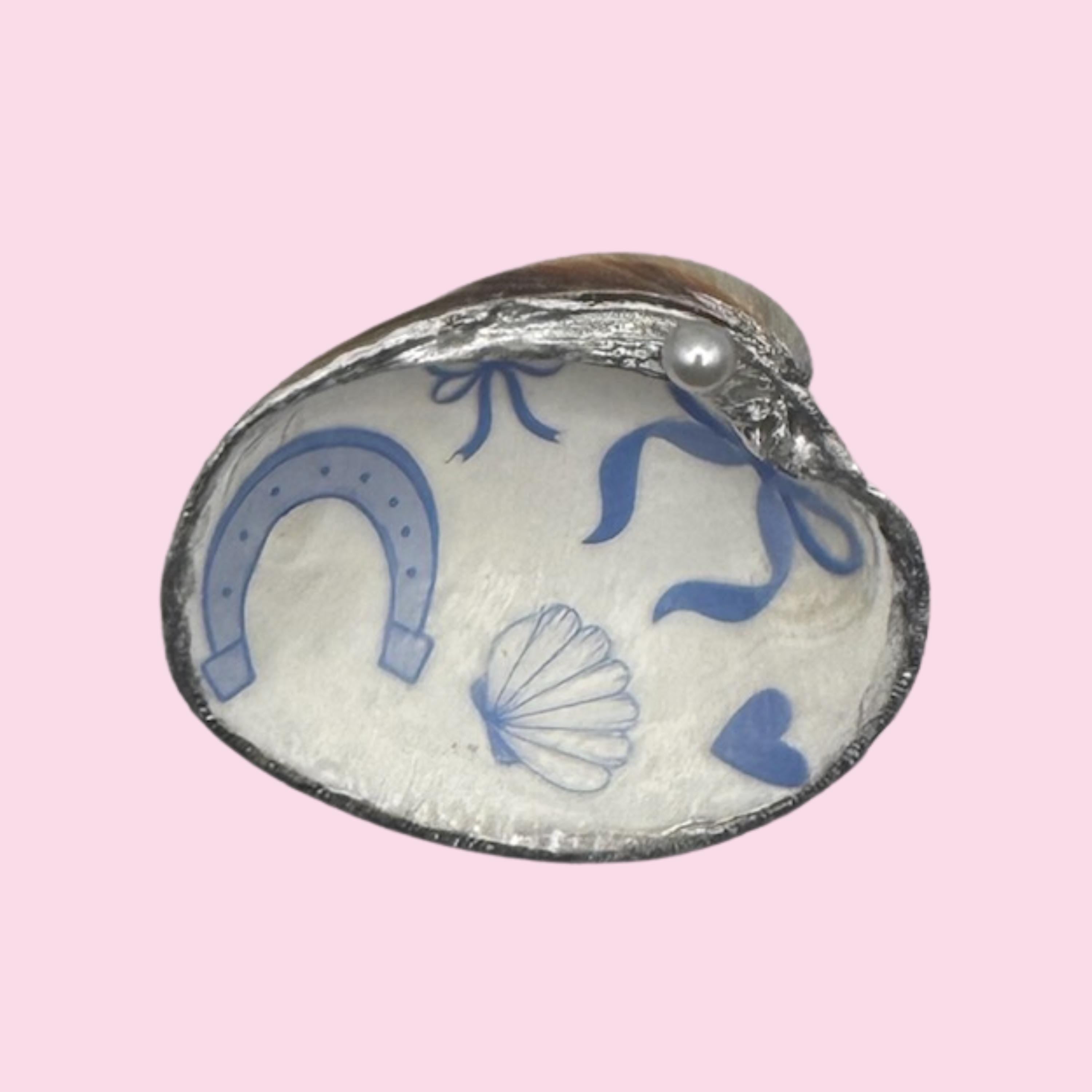 Seashell Ring Dish: Coastal Jewelry Tray - Handmade